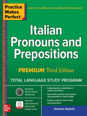 cover image of Italian Pronouns and Prepositions
